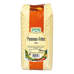 Fuchs Professional Pommes Frites Salz rot Groß Gebinde 2000g