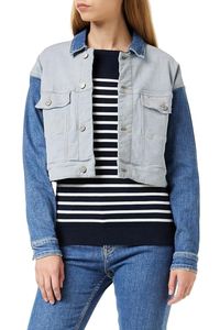 Tommy Jeans dámská bunda Tjw Cropped Trucker denim catana L