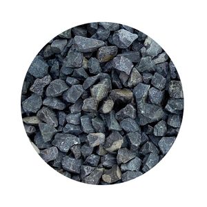 Basaltsplitt 16-22 mm - Ziersplitt aus schwarzem Basalt, vielseitig verwendbar in Garten, Hof & Wegen, gewaschen & naturbelassen, Deko- und Teichkies