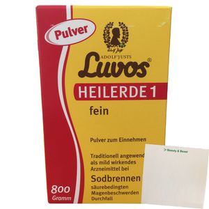 Luvos Heilerde 1 Fein (800g Packung) + usy Block