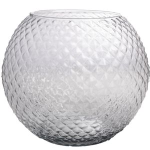 DIAMOND fish bowl - klar - 25x25x21cm - Glas