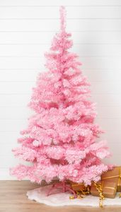 Künstlicher Weihnachtsbaum rosa 210 cm Tannenbaum Christbaum Baum Weihnachten