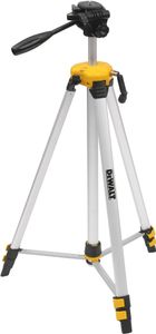 DeWALT Kurbel-Stativ Aluminium 1/4" Zoll DE0881T-XJ - Arbeitshöhe bis 1,70 Meter - Zubehör für Laser und Messgeräte