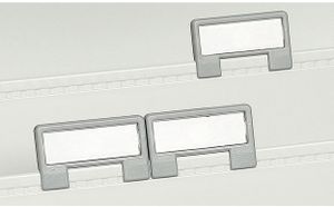 Exacompta 55641D Fensterreiter (1 Set mit 5 Stück) - Grau