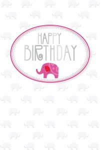 Artebene Karte Birthday  Elefant