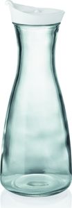 Glas Karaffe 26 cm, 1 l, weiss