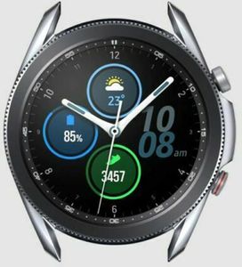 Samsung Galaxy Watch 3 Mystic Silver Edelstahlgehäuse 45mm LTE - Ohne Armband