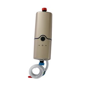 5500W Mini elektrischer Warmwasserbereiter Durchlauferhitzer Tanklos Thermostat 30-65 ℃ (gold) für Badezimmer Küche