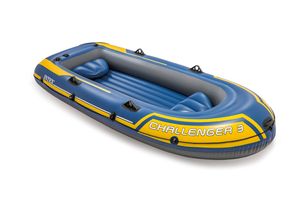 INTEX Schlauchboot mit Rudern und Pumpe Challenger 3 68370NP