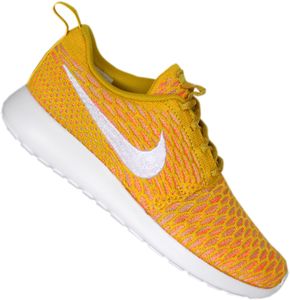 Nike WMNS Roshe Run Flyknit, Größe:36.5, Farbe:Gelb