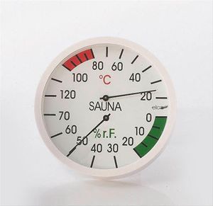 Eliga Thermometer für Sauna Ø120mm weiß