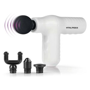 VITALmaxx Mini Massage Gun Smart Grip - Weiß