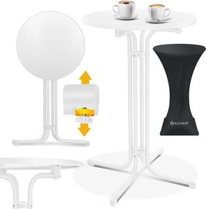 KESSER® Gastro Stehtisch klappbar - Gastronomie Bistrotisch rund - Wetterbeständiger Klapptisch Gartentisch - Runder Partytisch - Hitzebeständig - Stabil und sicher KESSER® Gastro Stehtisch klappbar - Gastronomie Bistrotisch rund - Wetterbeständiger Klapptisch Gartentisch - Runder Partytisch - Hitzebeständig - Stabil und sicher
