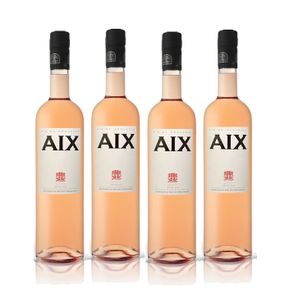 Aix Rose Wein 4er Set je 0,75L (13% Vol) aus Frankreich- [Enthält Sulfite]