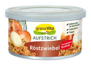 granoVita Veganer Brotaufstrich mit Röstzwiebeln - 125g