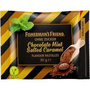 Fishermans Friend Chocolate Mint Schoko Minz Karamell Pastillen 30g