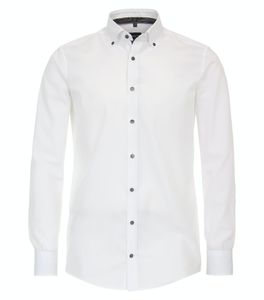 Venti - Modern Fit - Herren Langarm Hemd (134135200), Größe:40, Farbe:Weiß (000)