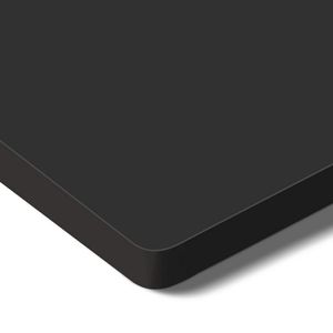 FLEXISPOT Tischplatte DIY Tischplatten (Holzwerkstoff, Farbe auswählbar, Groß auswählbar, Stabile Tischplatte), DIY Schreibtischplatte Bürotischplatte(Schwarz,160*80cm)