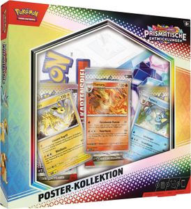Pokémon Crimson & Purple Prismatic Evolutions Poster Collection německy