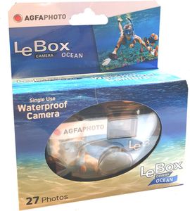 1x 1A PHOTO PORST Einwegkamera Agfa LeBox Ocean