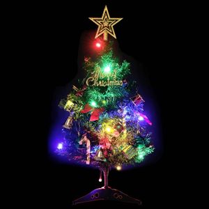 vidaXL Künstlicher Mini-Weihnachtsbaum mit Beleuchtung 20 LEDs 45 cm