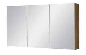 Quentis Spiegelschrank Breite 120 cm, 3 Türen, Holzdekor antik