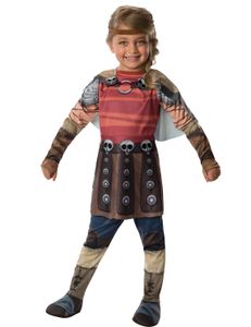 Kinder Kostüm | Drachenreiter Astrid | Gr. 116-128 | DreamWorks Dragons , Größe:S