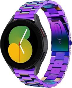 Strap-it Stahlarmband - Kompatibel mit Samsung Galaxy Watch 5 Armband 40mm Ersatzarmband Edelstahl - Faltschließe - Hochwertiges Material - für Smartwatch 20mm Armband Bunt