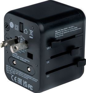 Verbatim 49544 Netzstecker-Adapter Universal Schwarz