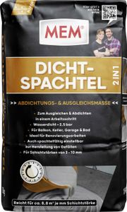 MEM Dicht-Spachtel 2 in 1, 15 kg