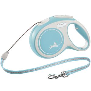 FLEXI Rollleine New COMFORT Seil - 8m, bis 20kg - hellblau FLEXI Rollleine New COMFORT Seil - 8m, bis 20kg - hellblau