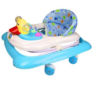 SILUK Lauflernhilfe Racer mit Spielcenter Gehfrei Gehhilfe Baby Walker in 3 verschiedenen Farben (Blau)