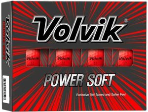 Volvik Power Soft Red Piłka golfowa