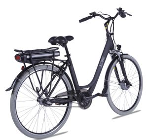 LLobe E-Bike  28" Alu City Bike Metropolitan JOY schwarz 36V/8Ah, 3-Gang Shimano