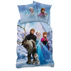 Disney Frozen / Eiskönigin - Wende Bettwäsche 135x200 80x80