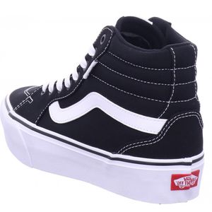 Vans Asher Women Palm Flower Print Slip On Trainers In Black Flower (36.5; Czarno-biały)