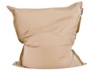 BELIANI Sitzsack Beige 140 x 180 cm Indoor Outdoor Stark wasserabweisender Langfristige Volumenstabilität Leicht Gewicht