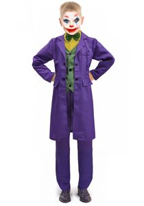 kostümanzug Joker Polyester lila Größe 10-12 Jahre