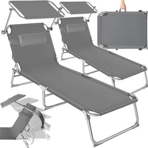 2er Set Gartenliege Chloé klappbar 190 x 68 x 65 cm 2er Set Gartenliege Chloé klappbar 190 x 68 x 65 cm