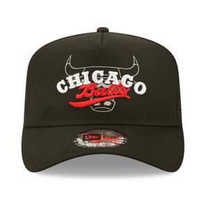 New Era A-Frame Trucker Cap - LOGO OVERLAY Chicago Bulls