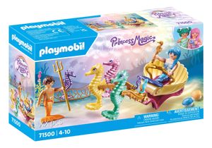 PLAYMOBIL Princess Magic 71500 Meerjungfrauen-Seepferdchenkutsche