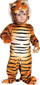 Brauner Tiger Kostüm für Babys Kindergröße: 104-122