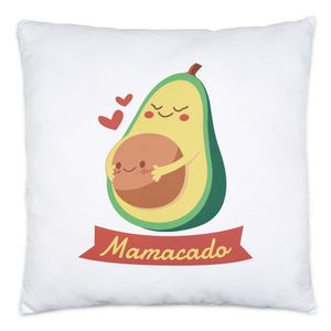 Mamacado Kissen Inkl. Füllung Süßes Geschenk für Werdende Mamas Avocado-Fans
