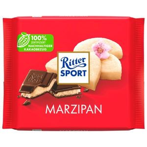 Ritter Sport Marzipan Halbbitter Schokolade mit Edel Marzipan 100g