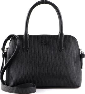 LACOSTE Leder Handtasche Umhängetasche Chantaco Classics Top Handle Bag Noir schwarz LACOSTE Leder Handtasche Umhängetasche Chantaco Classics Top Handle Bag Noir schwarz