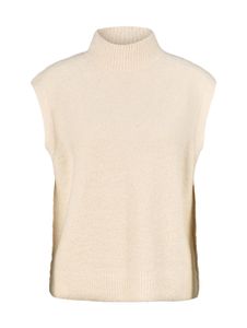 Tom Tailor Knit sleeveless boucle soft buttercream melange XL