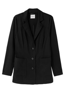 sheego Damen Große Größen Blazer mit Reverskragen, leicht tailliert Jackenblazer Citywear klassisch - unifarben