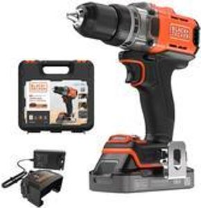 Black & Decker Akku-Bohrschrauber 18V 2Ah 2G Kof BCD382D1XK (BCD382D1XK-QW) Black & Decker Akku-Bohrschrauber 18V 2Ah 2G Kof BCD382D1XK (BCD382D1XK-QW)