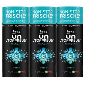 Lenor Unstoppables Wäscheparfüm Duftperlen Fresh 160g (3er Pack)