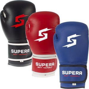 Boxhandschuhe aus Kunstlerder 10oz. Boxing Gloves für Mäner und Frauen. Boxen Kickboxen MMA Thai Boxen